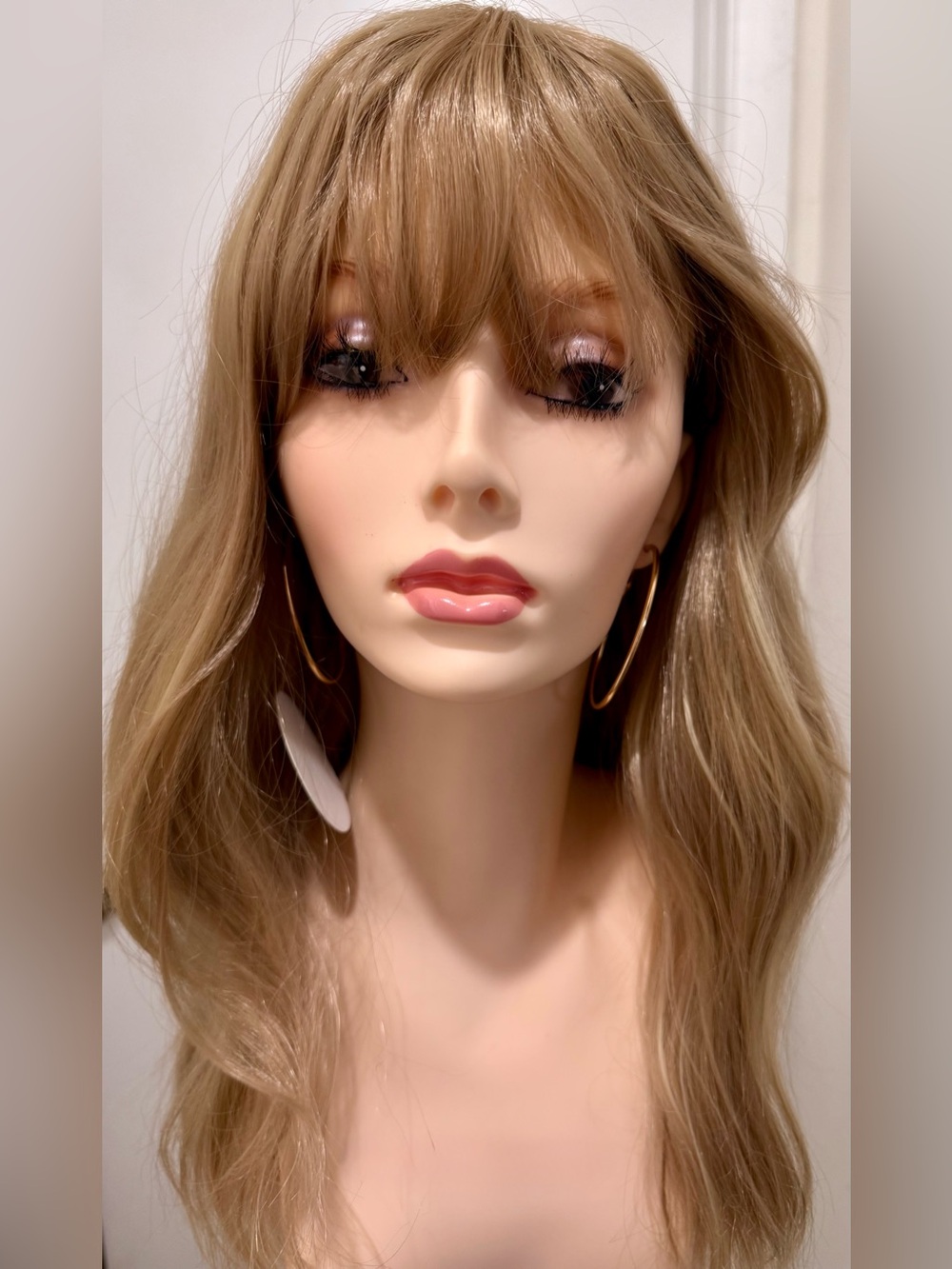 HAIR, 20” Straight Center Part with Bangs, Blondes